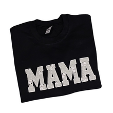 Load image into Gallery viewer, MAMA Sweaters - Keepsake Baby Outfit Appliqué Sweatshirt or Hoodies