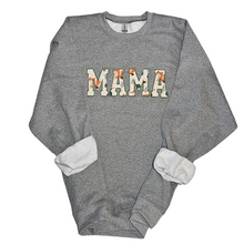 Load image into Gallery viewer, MAMA Sweaters - Keepsake Baby Outfit Appliqué Sweatshirt or Hoodies