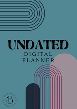 Load image into Gallery viewer, Undated Digital Planner