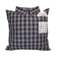 Load image into Gallery viewer, Keepsake Pillow Made of Shirts