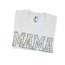 Load image into Gallery viewer, MAMA Sweaters - Keepsake Baby Outfit Appliqué Sweatshirt
