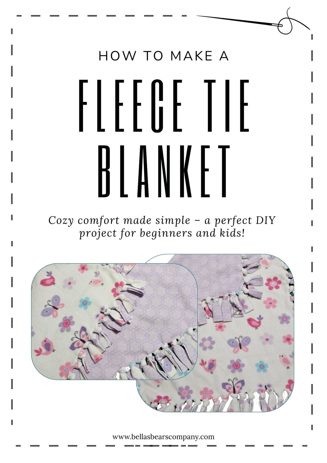 How to Make a Fleece Tie Blanket