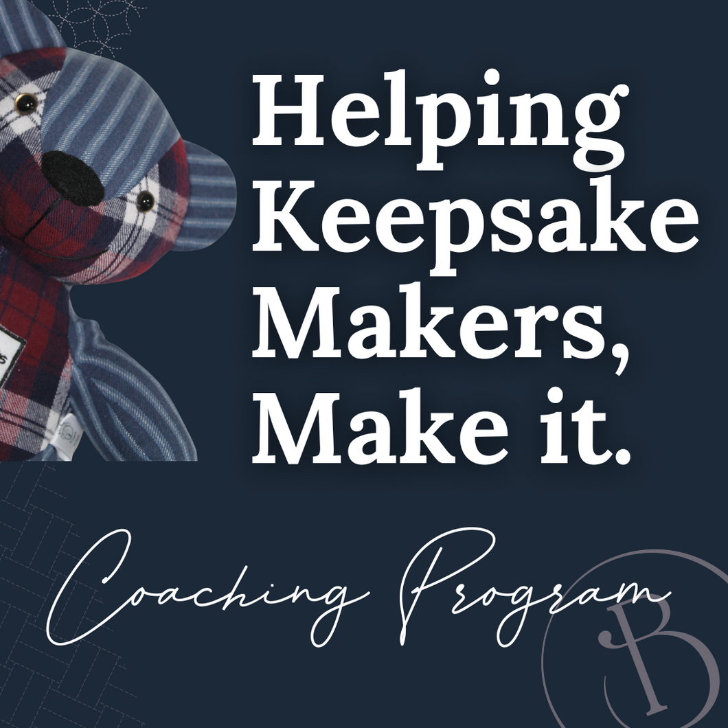 Helping Keepsake Makers, Make it! Coaching Program