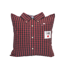 Load image into Gallery viewer, Keepsake Pillow Made of Shirts
