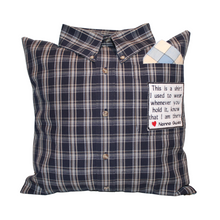Load image into Gallery viewer, Keepsake Pillow Made of Shirts
