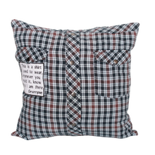 Load image into Gallery viewer, Keepsake Pillow Made of Shirts
